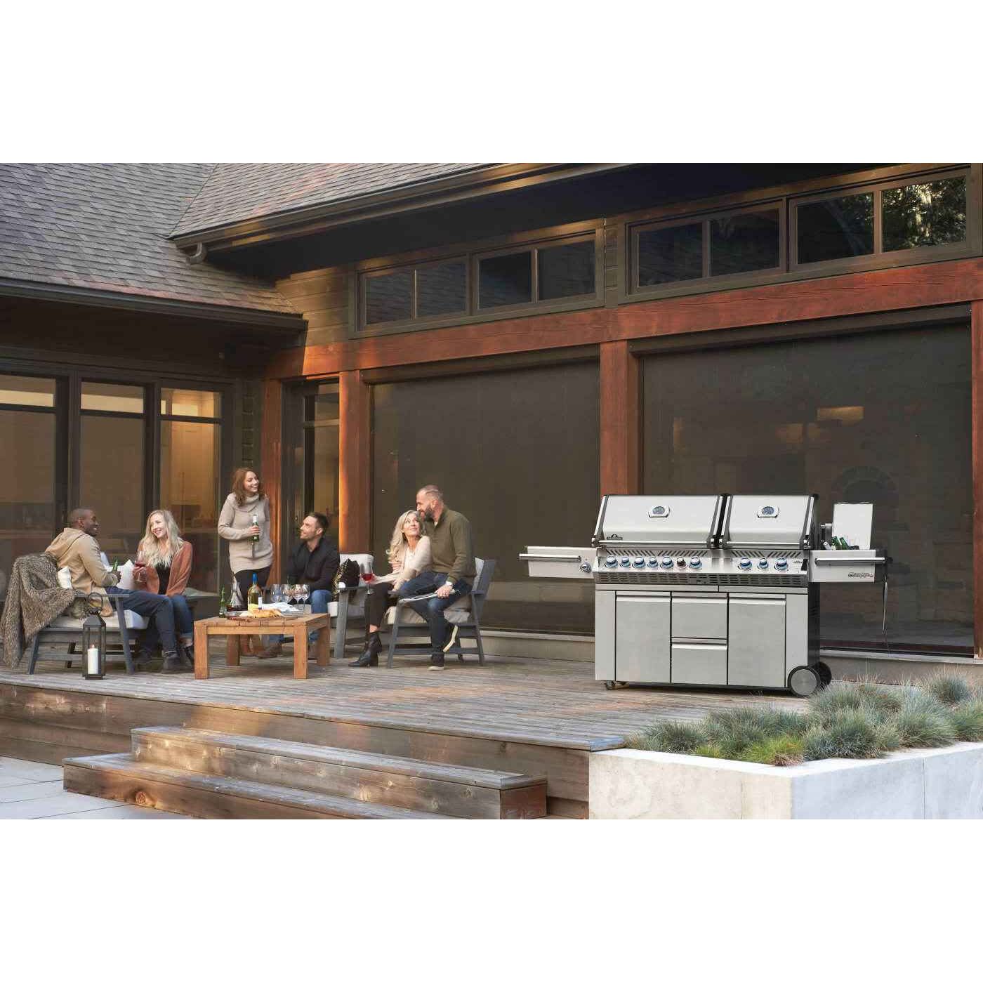 Patio Elegance Gas Grill Prestige PRO 825 RSBI with Power Side Burner and Infrared Features
