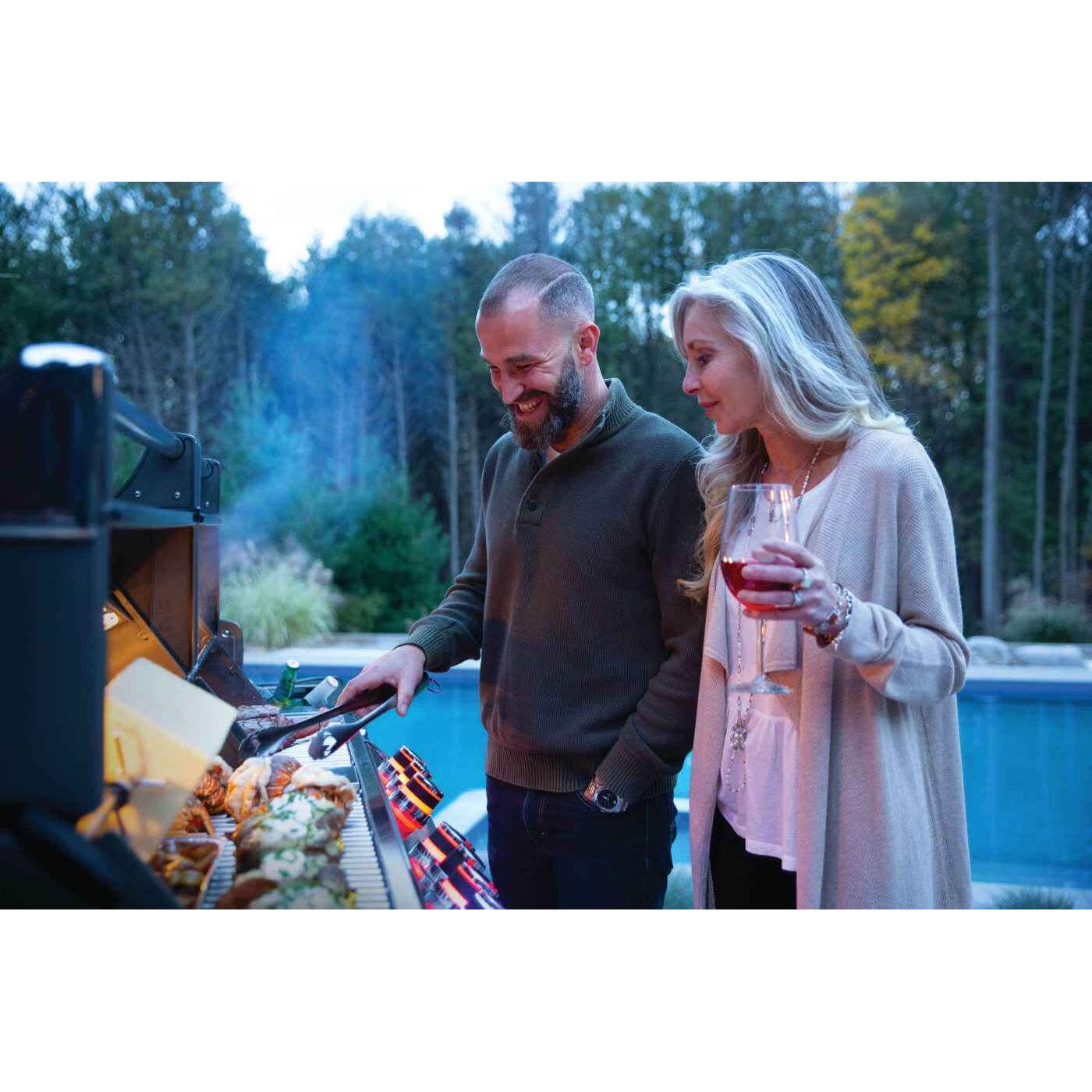 Patio Elegance Gas Grill Prestige PRO 825 RSBI with Power Side Burner and Infrared Features