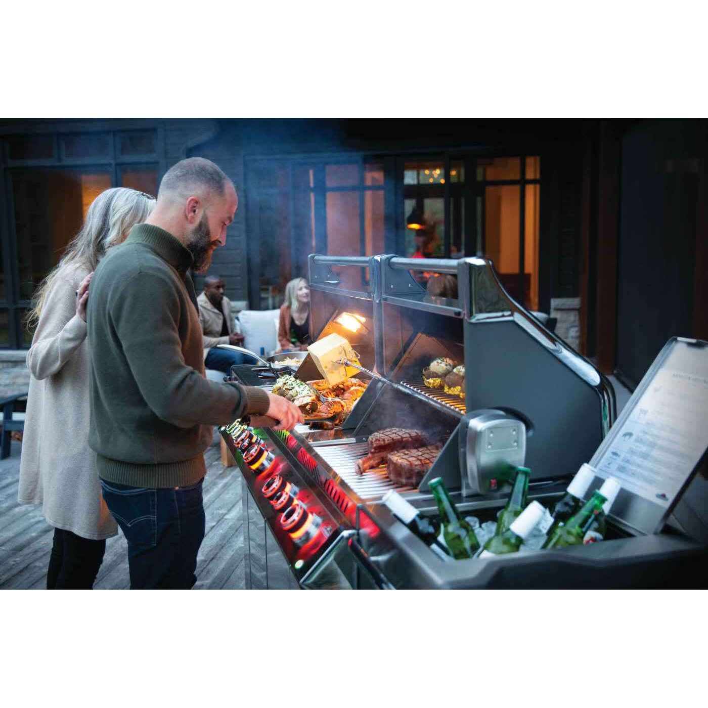 Patio Elegance Gas Grill Prestige PRO 825 RSBI with Power Side Burner and Infrared Features
