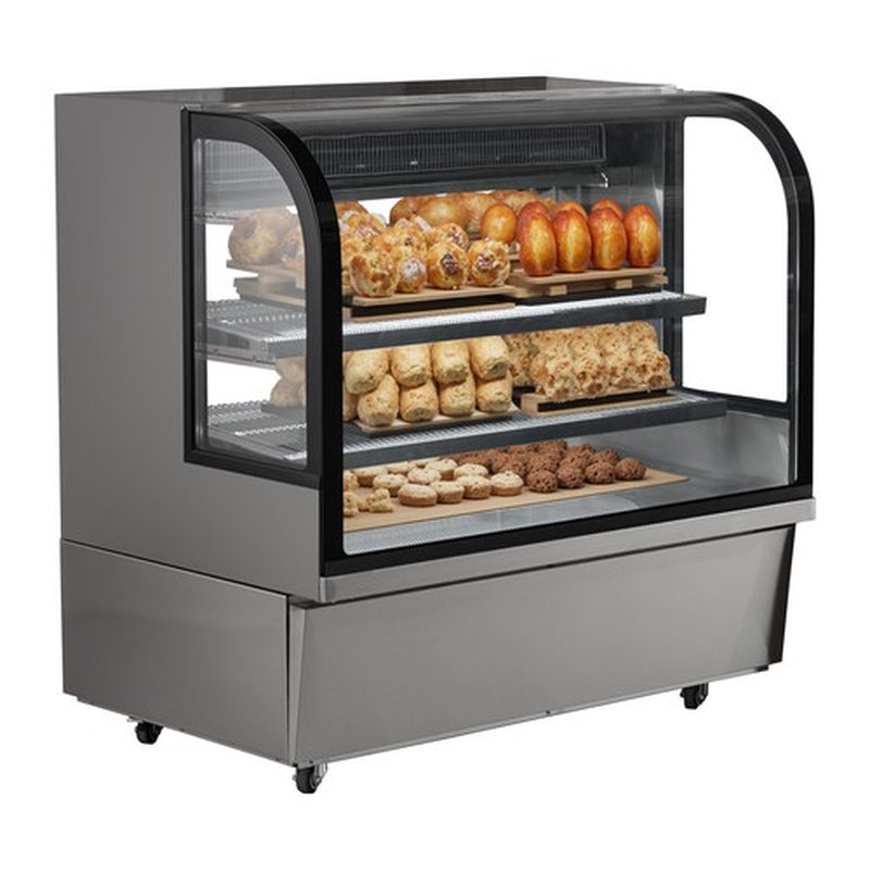 47" Commercial Refrigerated Display Case 2-Tier Bakery Cooler Showcase 18 Cu.Ft