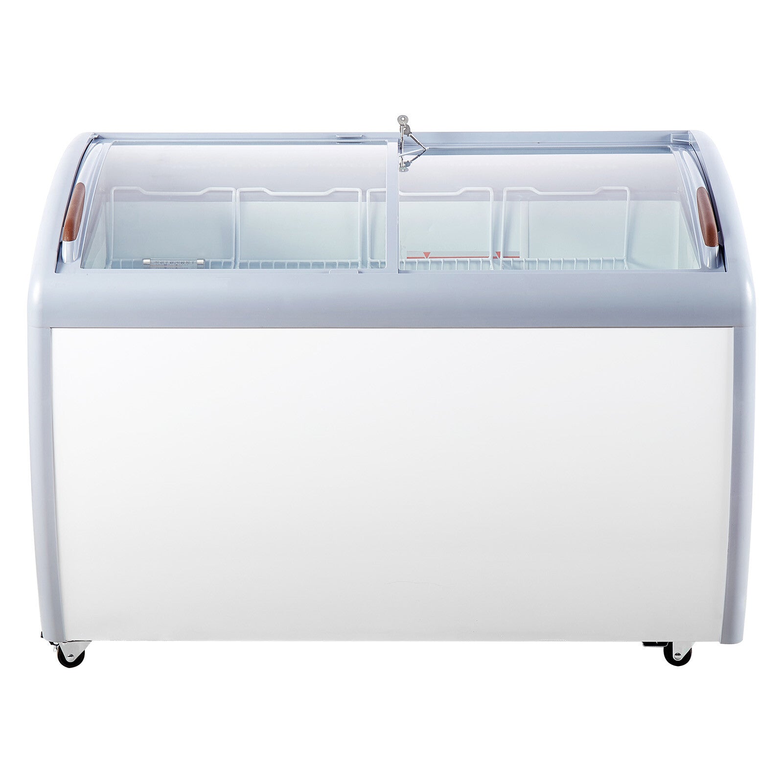 50" Commercial Ice Cream Display Case Gelato Freezer Glass Cabinet 12.8 Cu.Ft