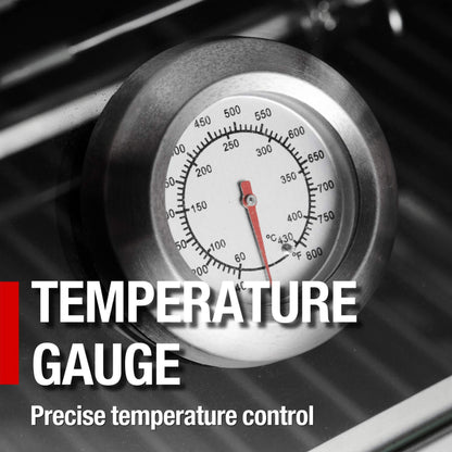 Castelle Flame 85K BTU Outdoor BBQ Kitchen Grill Island With 43-Inch 6-Burner Grill, Wine Fridge, Rotisserie Kit, And Sink (SAK23864)