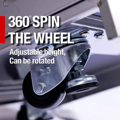 Castelle Flame Premium Black Stainless Steel 6-Burner Gas Grill Kitchen Island With Rotisserie Kit (SAK82641)