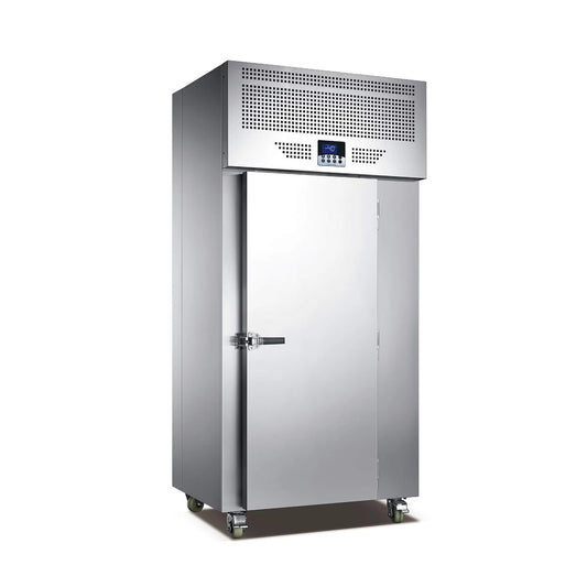 Commercial Heavy-Duty 15-Tray Blast Chiller Freezer Cabinet With Trolley Cart (SAK57249)