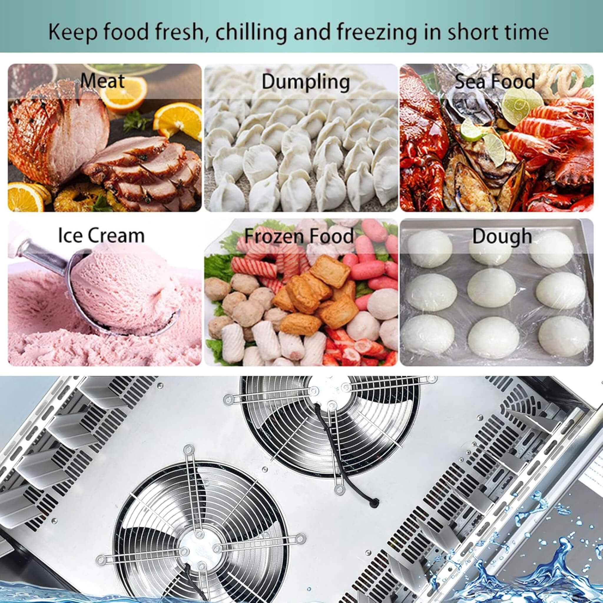 Commercial Heavy-Duty Temperature  Freezer