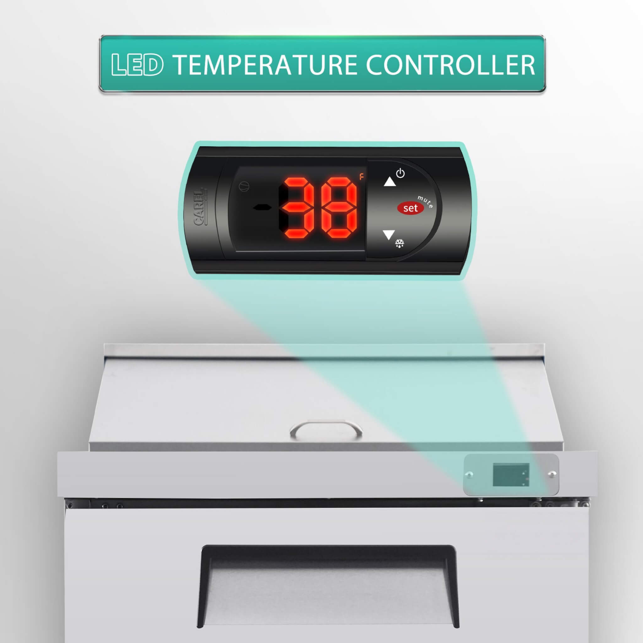 Sandwich & Salad Prep Table Commercial Refrigerator