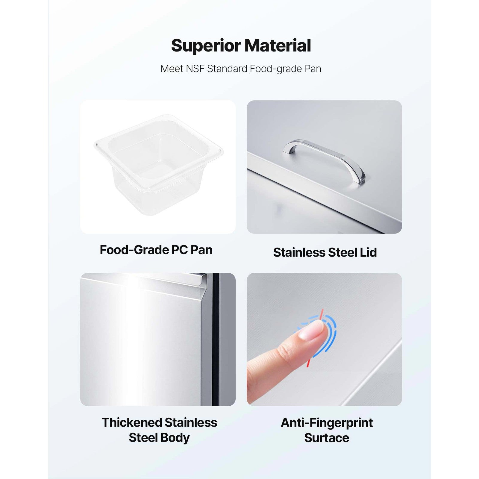 Commercial Refrigerated Sandwich Prep Worktable Stainless Steel Single Door