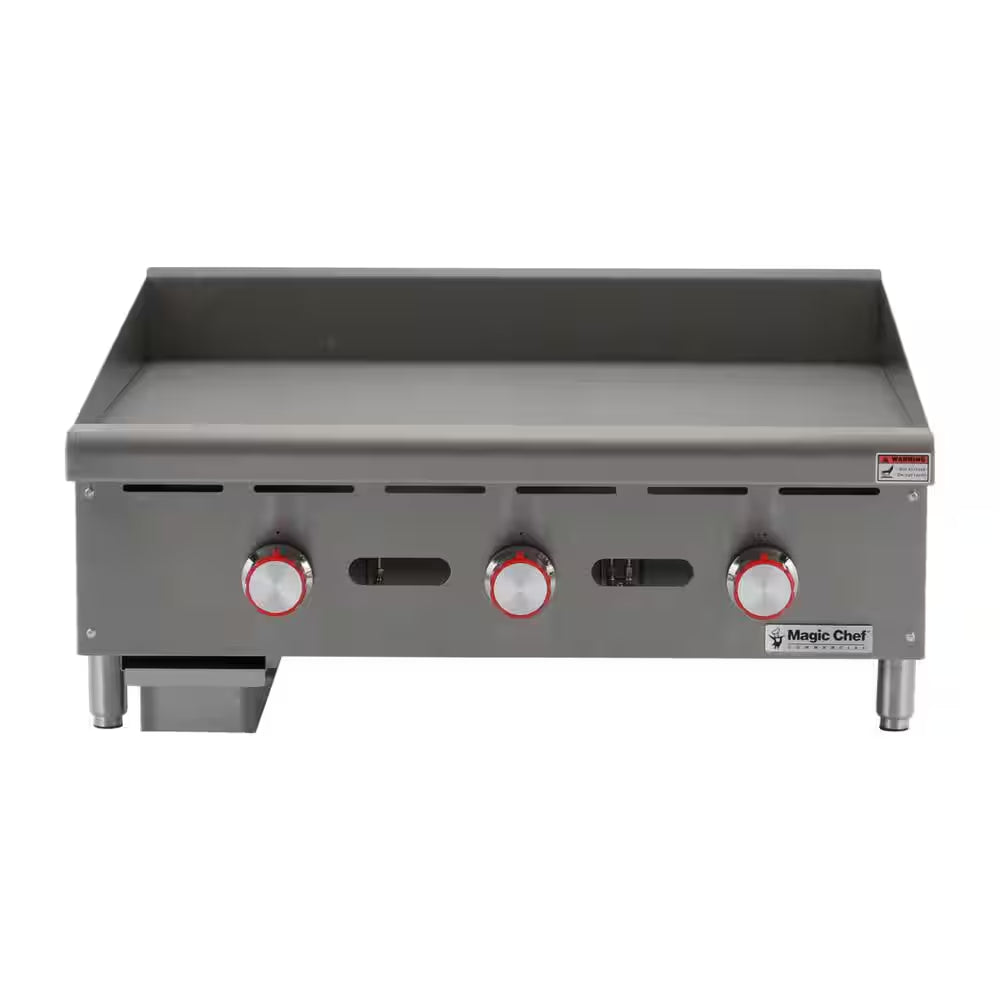 36 In. Commercial Manual Countertop Griddle