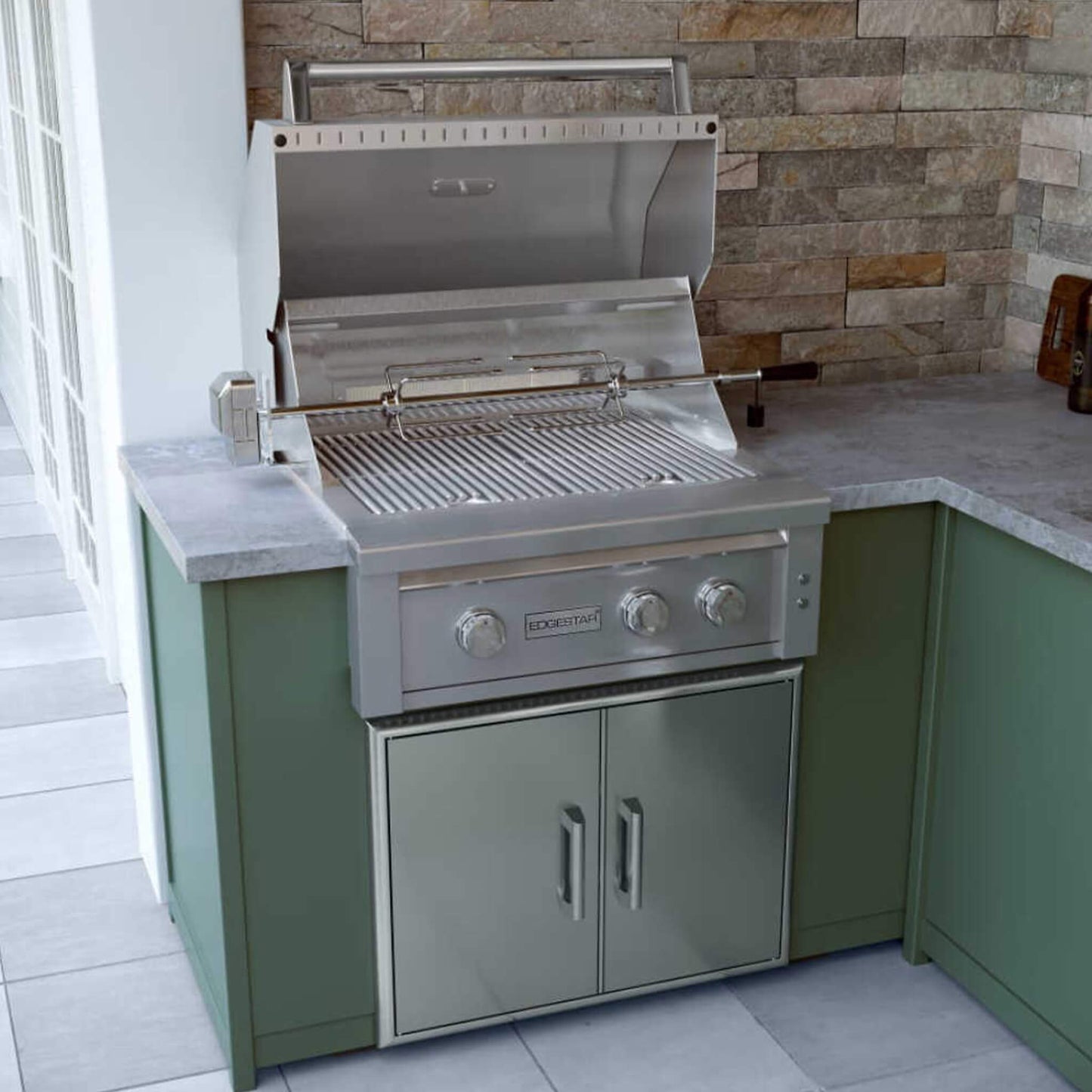 30-Inch Built-In Grill Kit