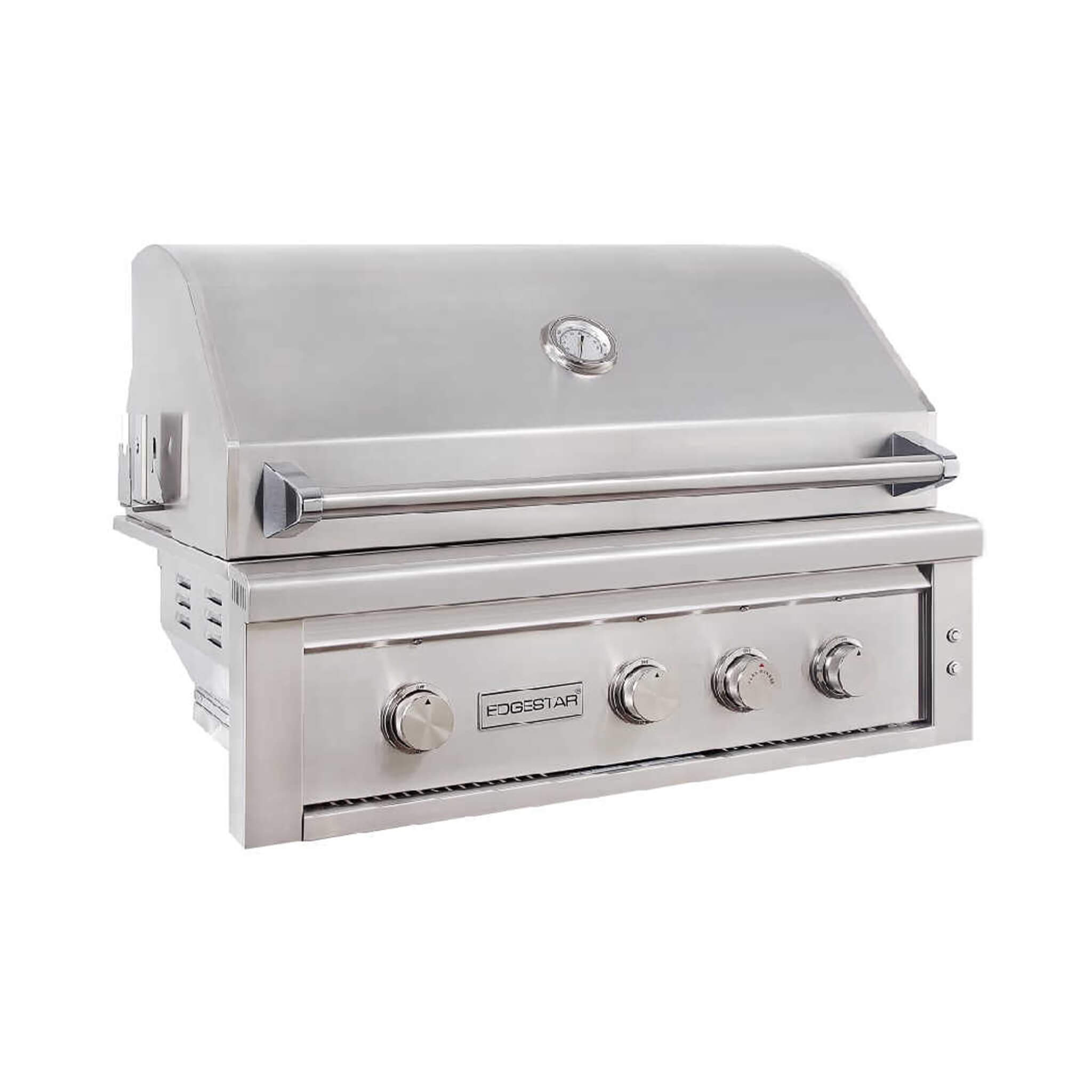 Grill With Rotisserie And LED Lighting