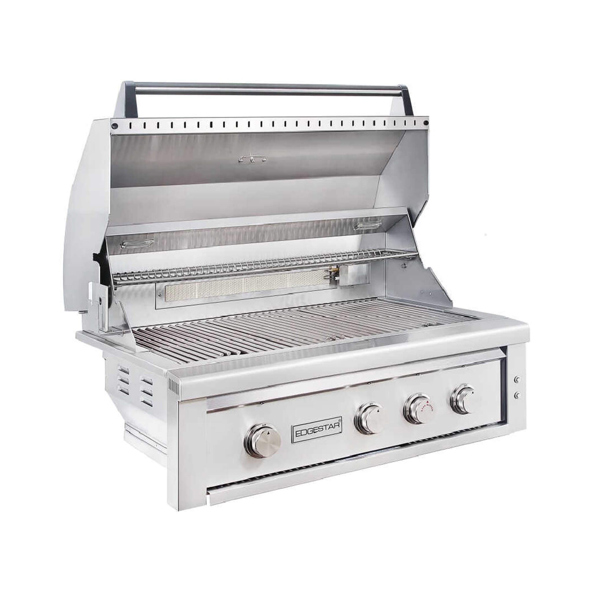 Grill With Rotisserie And LED Lighting