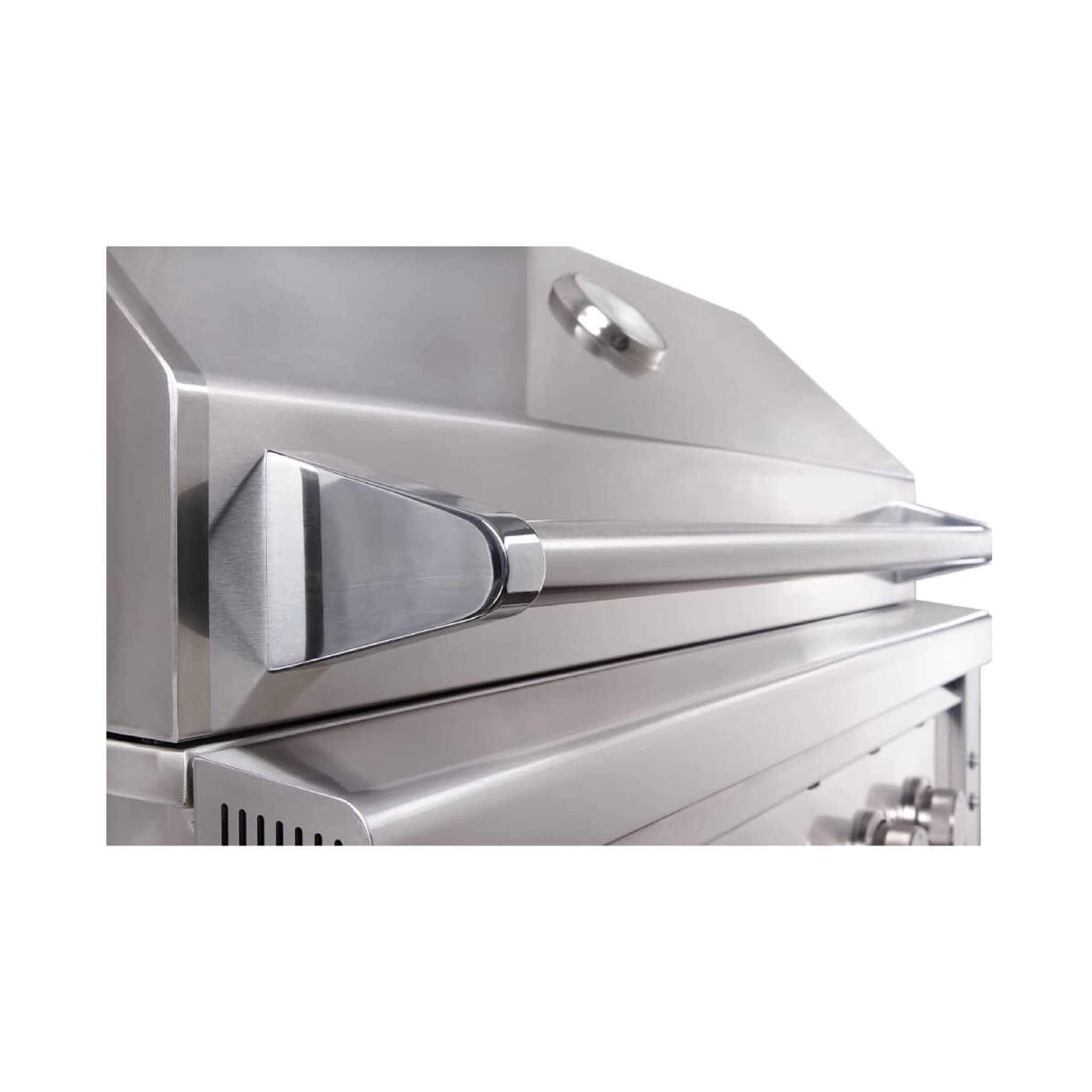 Grill With Rotisserie And LED Lighting