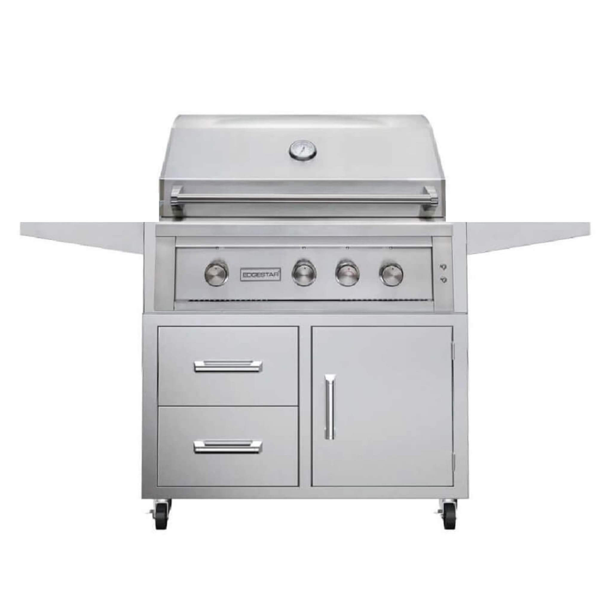 Freestanding LED Lighting Grill And Cart